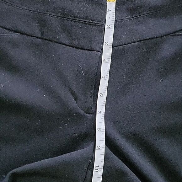 Express Black Trousers with Structured Fabric and Full Length - Picture 9 of 9